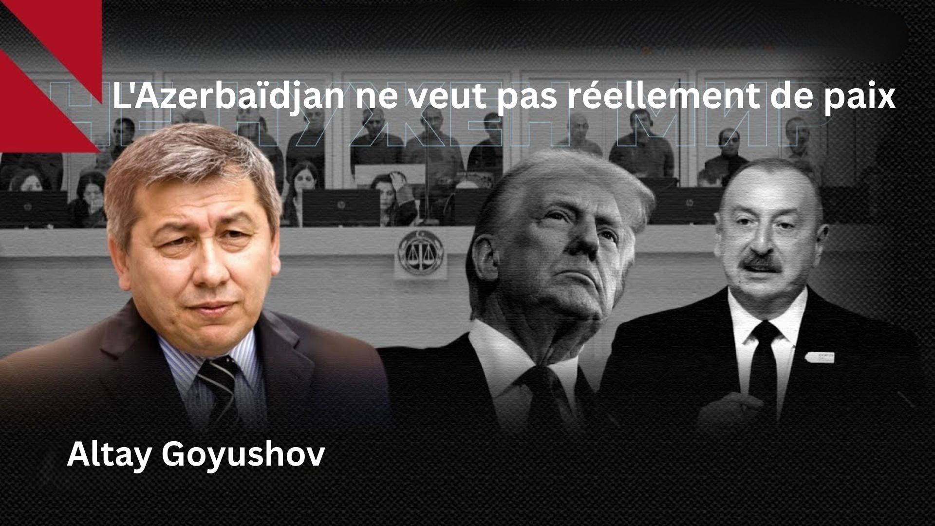 L’Azerbaïdjan maintient une situation de « ni guerre ni paix”, Altay Goyushov (Baku Research Institute, chercheur invité au CERI Sciences Po)